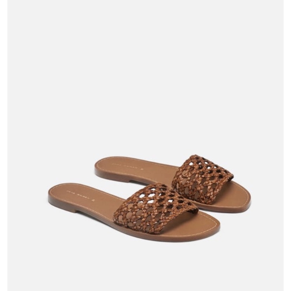 Flats slides braided